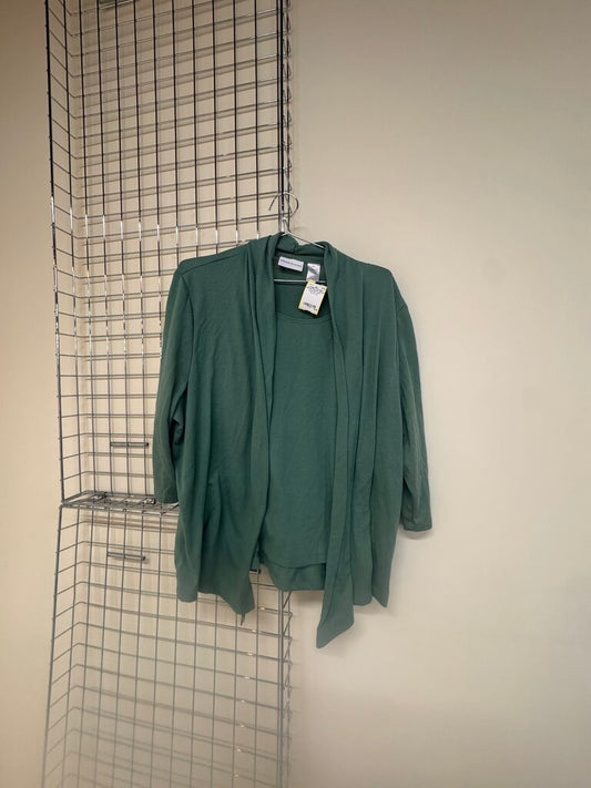 Green sweater shirt