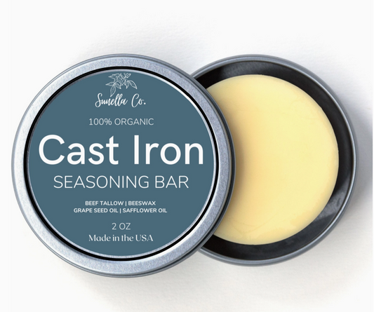 'Grape Seed/Safflower Oil' Cast Iron Seasoning Bar