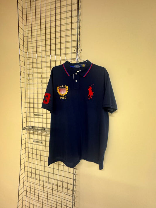 Navy Blue Ralph Lauren Short Sleeve Polo
