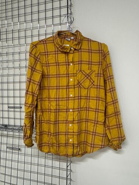 Long Sleeve Button Up Flannel sz M