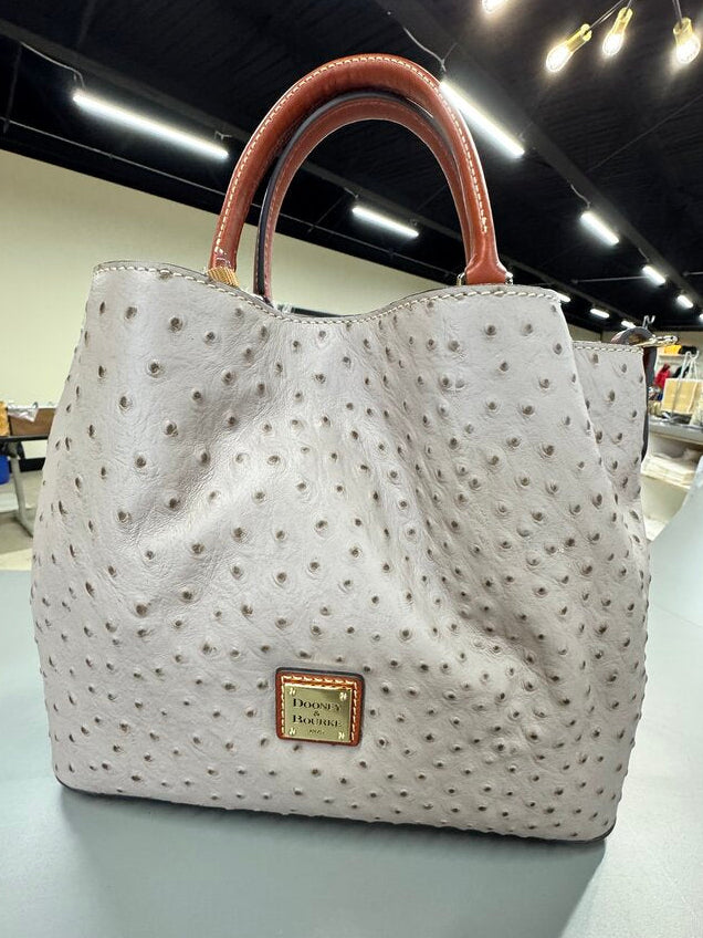 Dooney Ostrich Print Bag