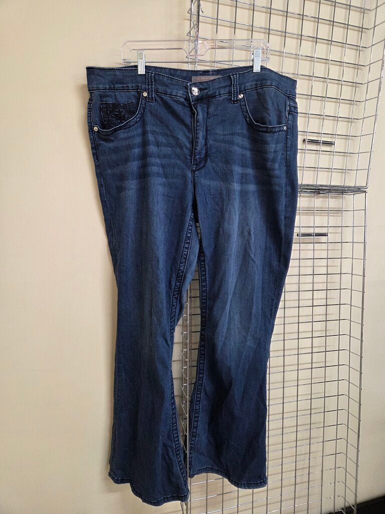 Melissa McCarthy Denim Jeans sz 18