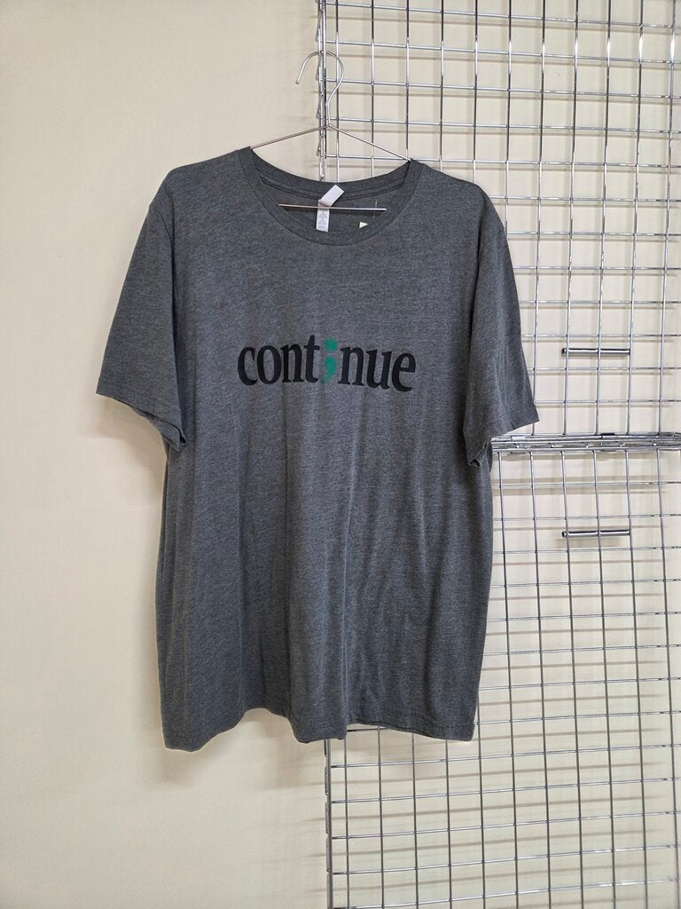 Grey Cont;nue Tee Shirt
