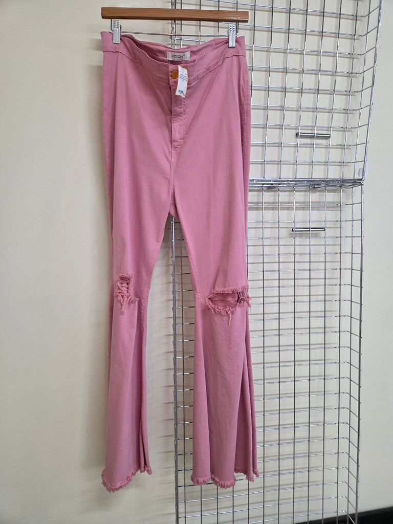 Dusty Rose Bell Bottoms