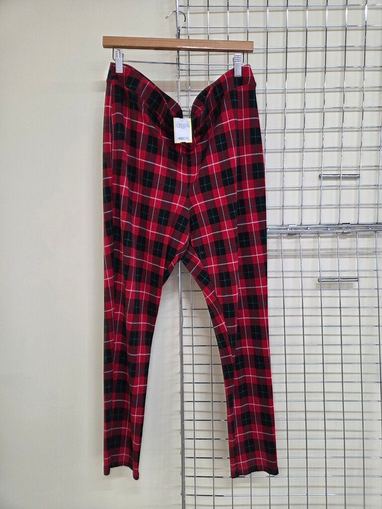 Red Plaid Leggings
