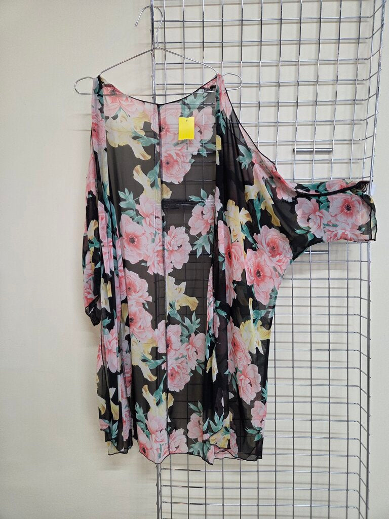 lightweight floral kimono