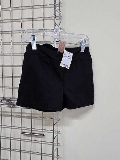 Girls Black Athletic Short 7/8