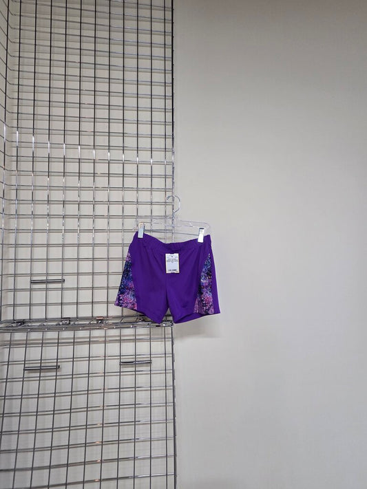 Girls Purple Athletic Short