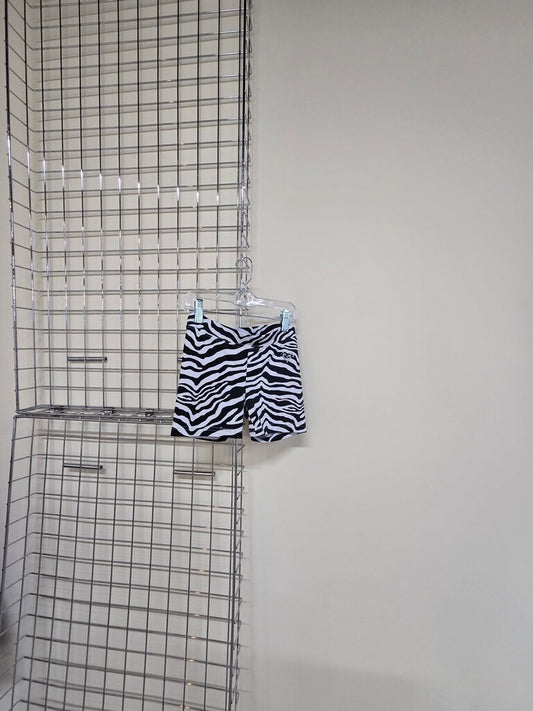 Justice Zebra Leotard Shorts