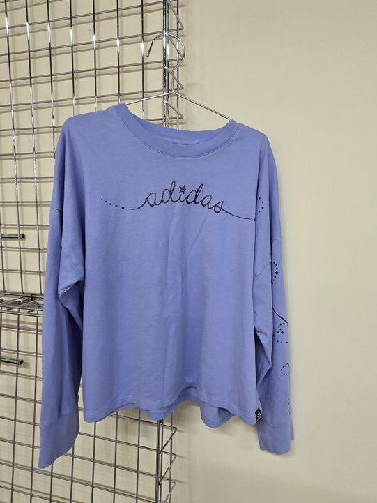 Adidas Long Sleeve Purple Shirt 10/12