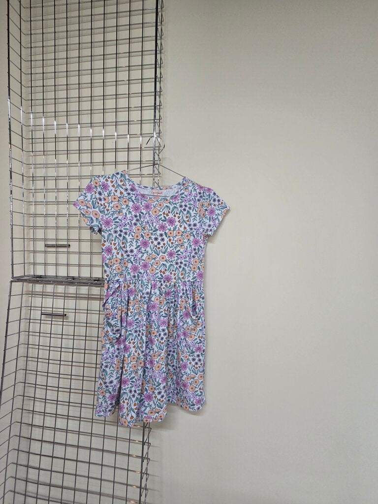 Girls Short Sleeve Sudress with pockets