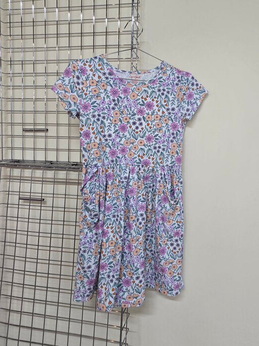 Girls Short Sleeve Sundress with pockets 14/16