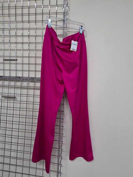 Girls hot pink flare leggings 12/14
