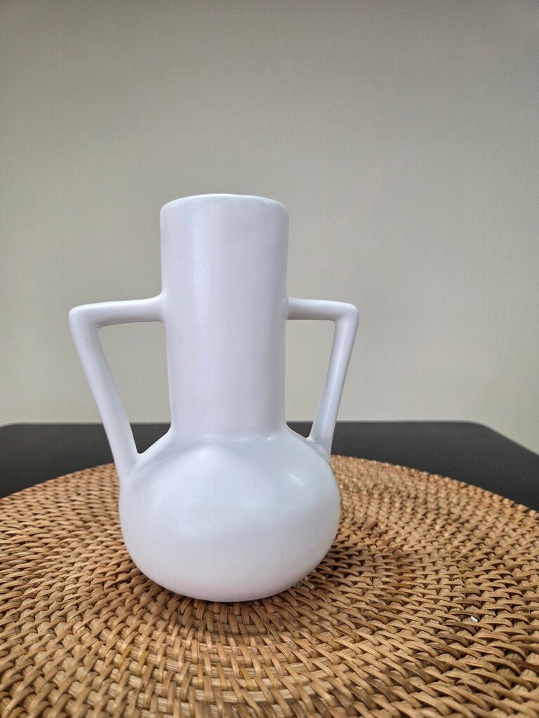 Matte White Vase