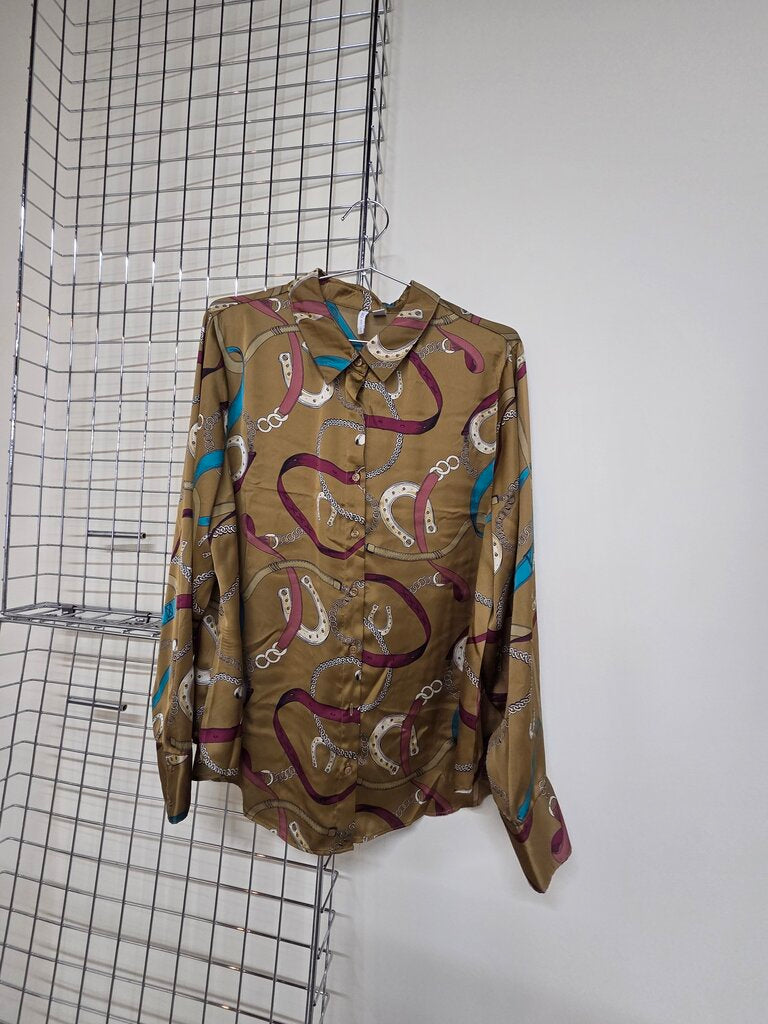 Cato Silk Button Up Shirt