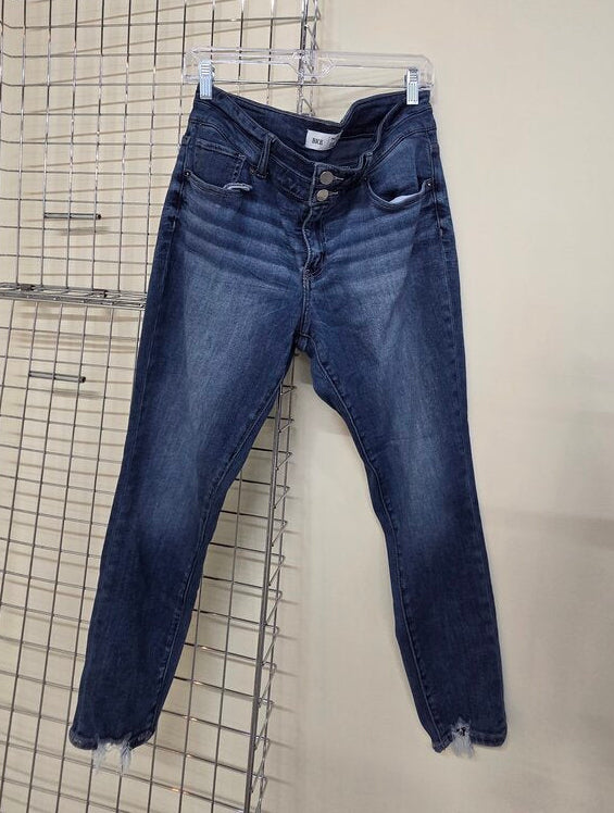 Bke Universal Fit Mid-Rise Ankle Skinny 32