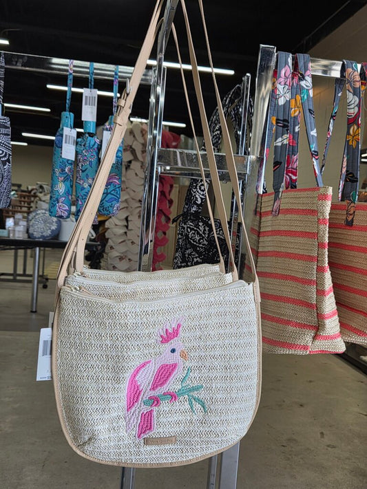 Vera Bradley Straw Crossbody Bag