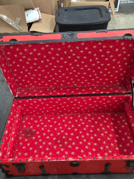 Painted Red Trunk