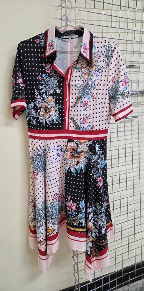 Dalia MacPhee S/S Spring Dress with Hankerchief Hem