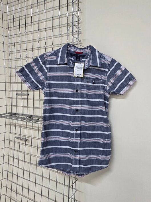 Kid's Tommy Hilfiger Button Up Short Sleeve Shirt sz 6