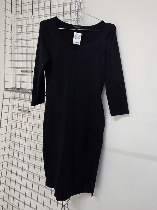 Women's long sleeve black EXPRESS dress sz S