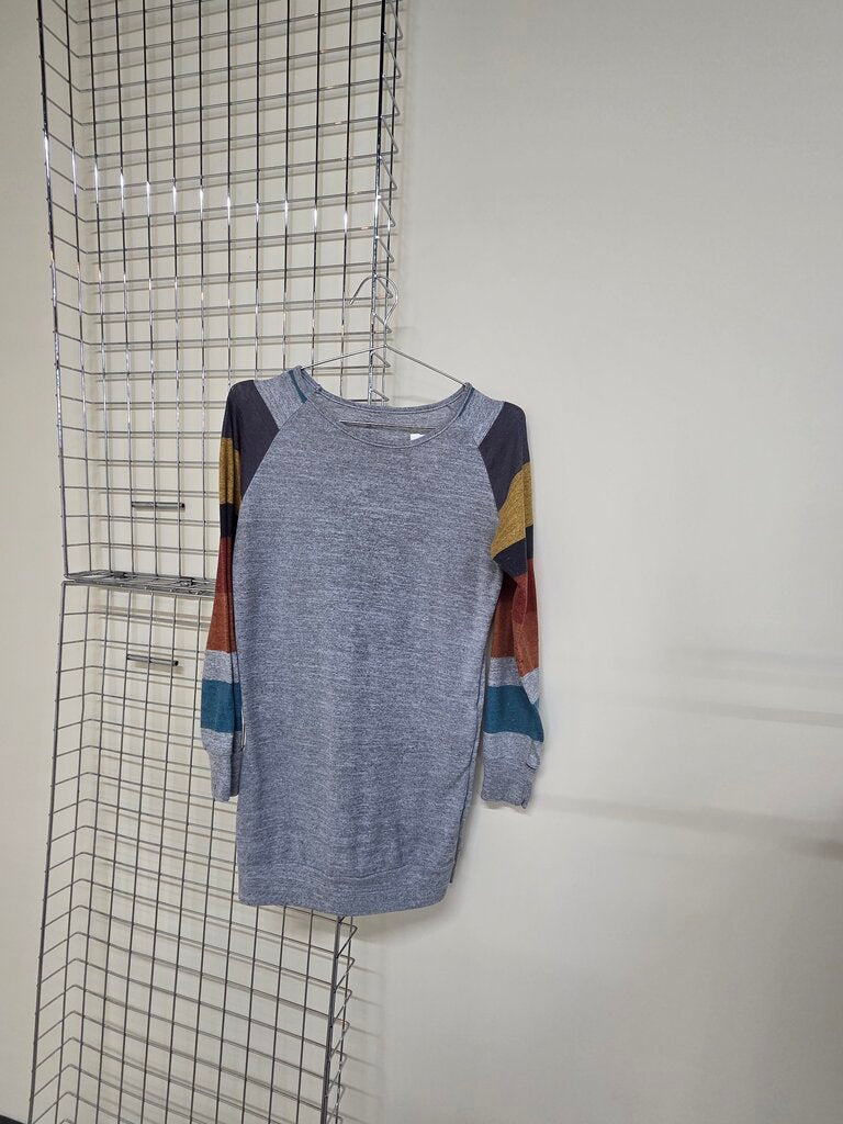 Long Sleeve Grey Tunic Sweater