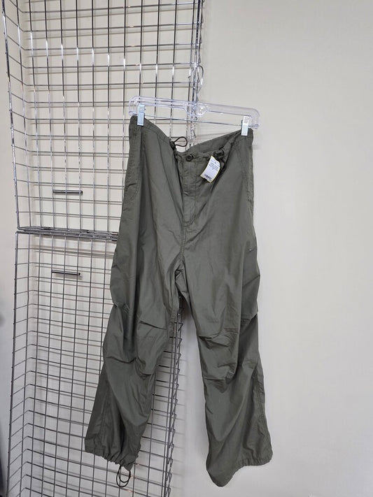 Women's Green Elastic Pants