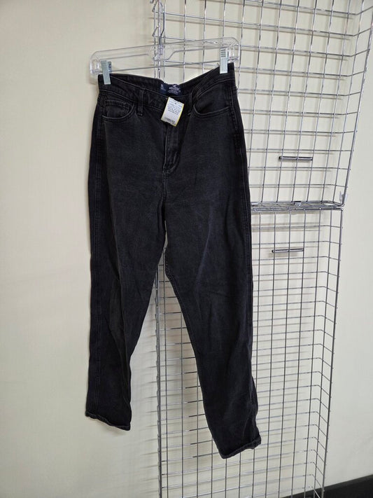 Women's Hollister Ultra High Rise Mom Black Jeans
