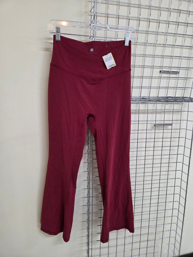 Women's Flare Yoga Pants- Maroon