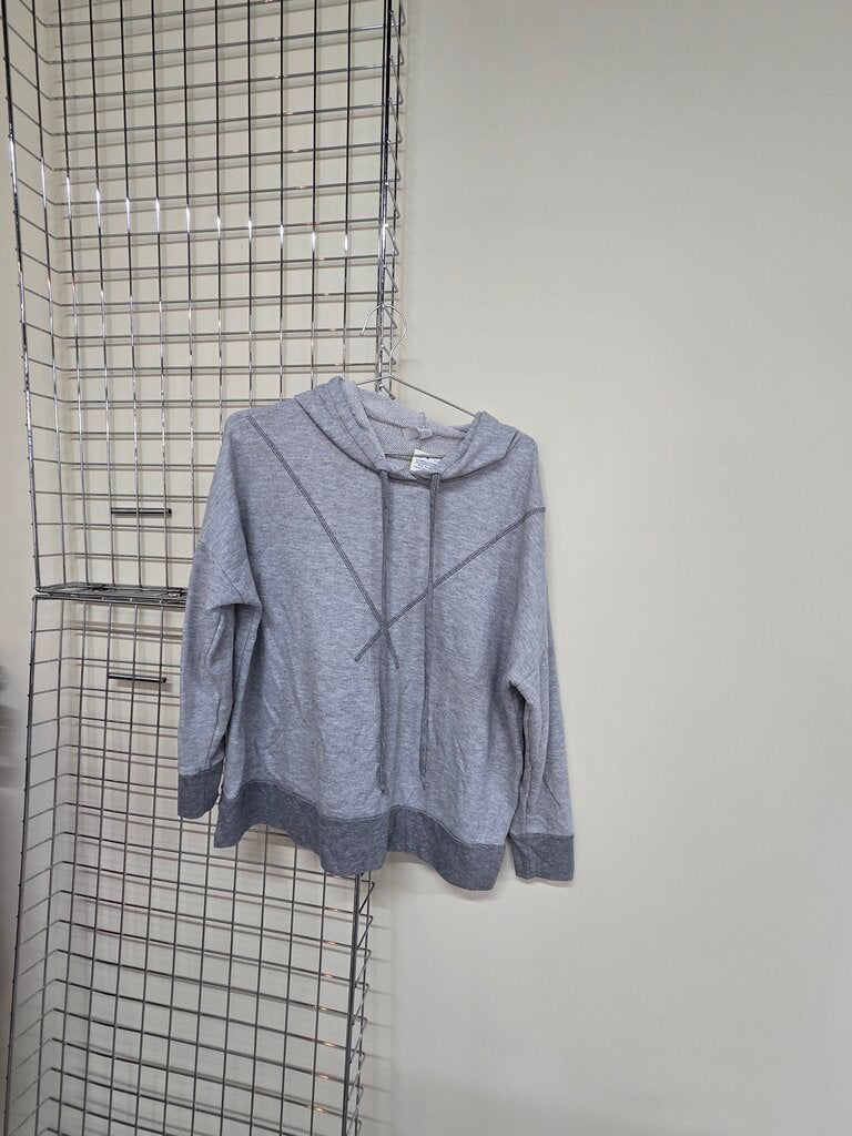 Women's Casual Grey hooded sweatshirt