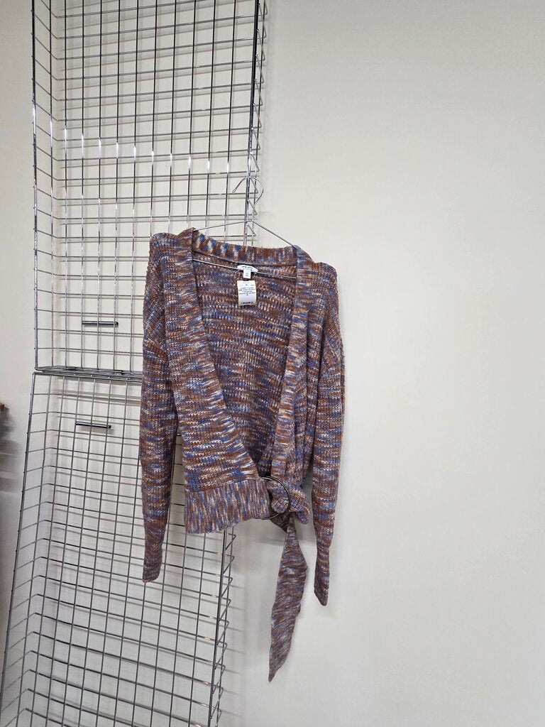 Women's front buckle sweater