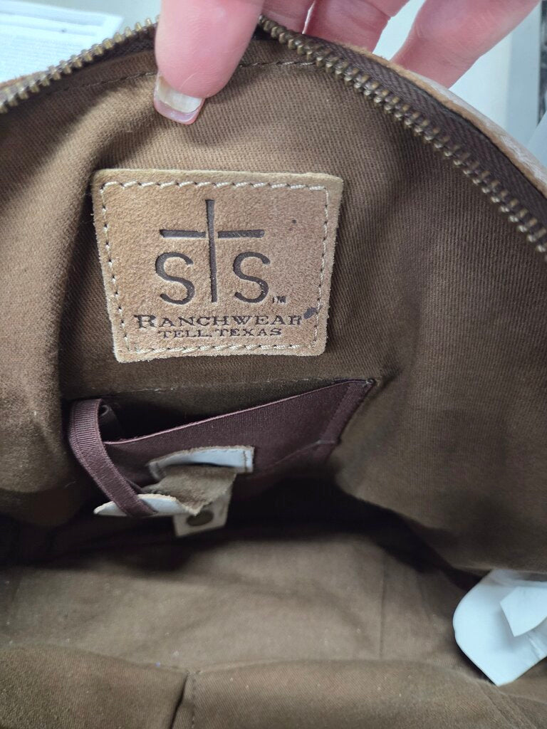 'StS Ranchwear Cremello Sansa Leather Satchel