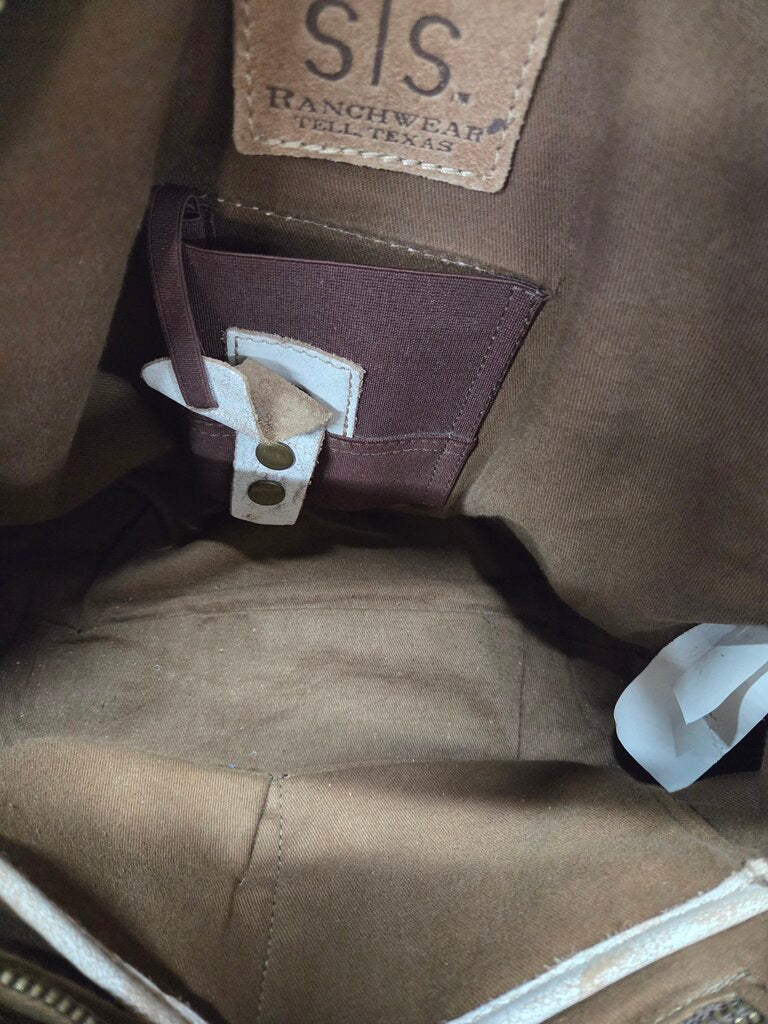 'StS Ranchwear Cremello Sansa Leather Satchel