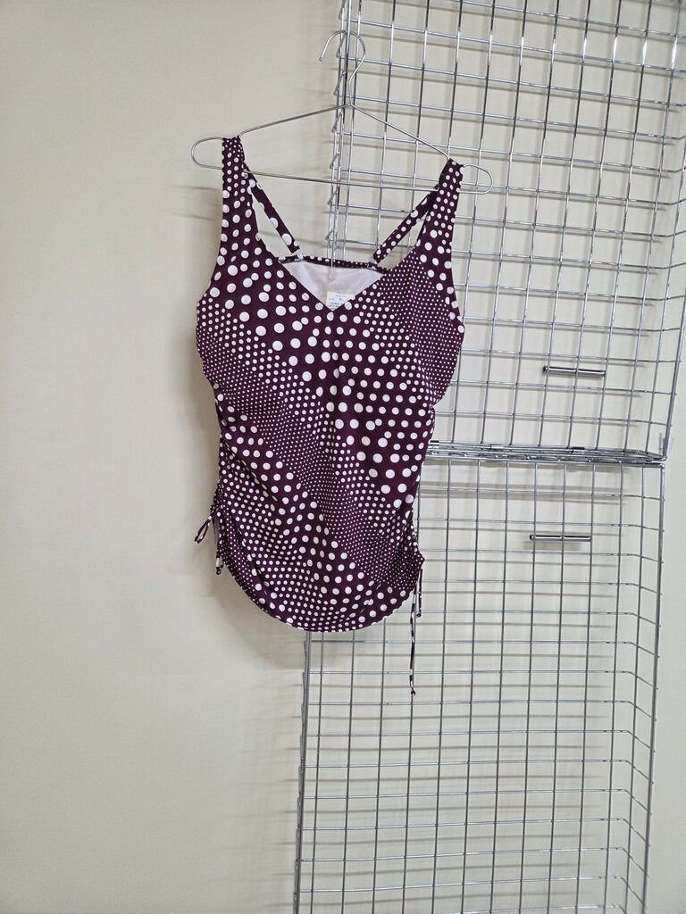 Lands End Tankini Top sz 14
