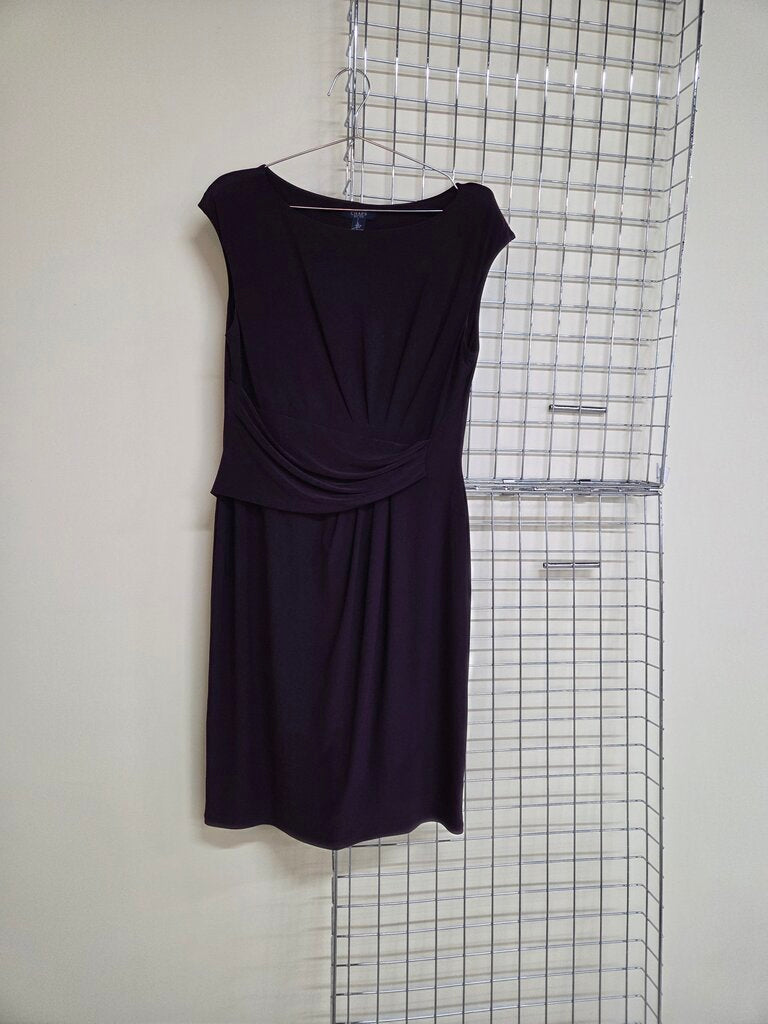 Chaps Purple Sleeveless Dress sz L