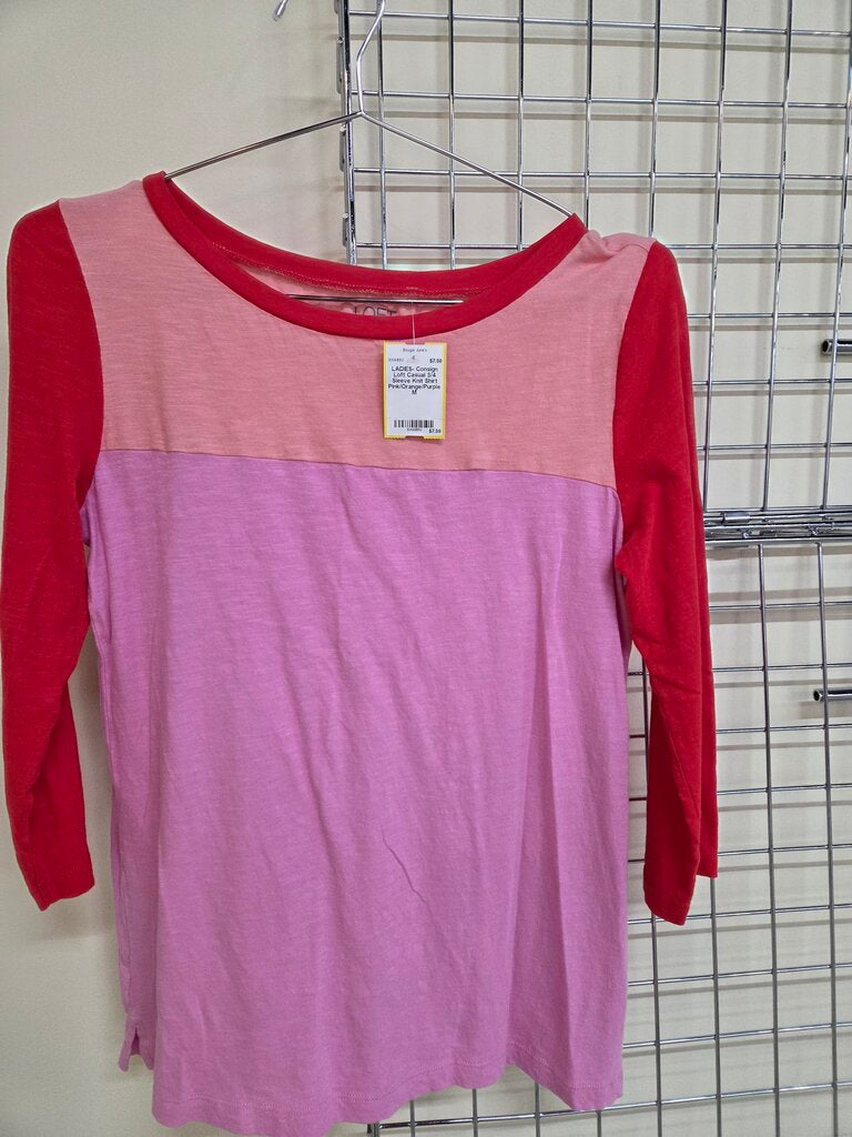 Loft Casual 3/4 Sleeve Knit Shirt