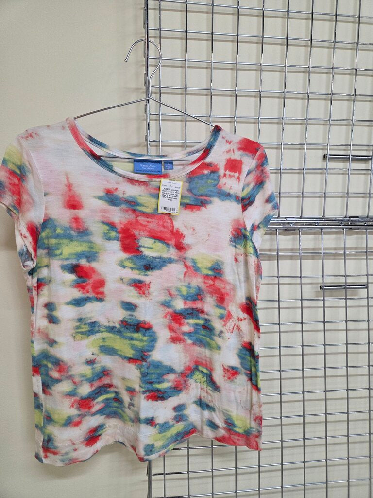 Simply Vera - Vera Wang Casual Tye Dye T Shirt