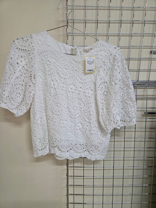 Aaron & Amber Eyelet S/S Top