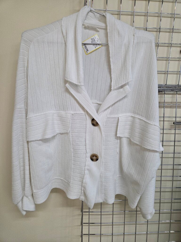 Bucket List Knit Summer Button Up