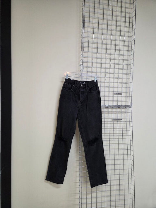 Women's PACSUN Dad Black Jeans sz 25