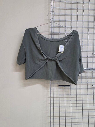 Aerie Tie Front Tee sz M
