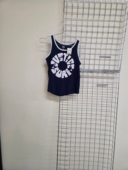 Girl's Justice Navy Tank Top