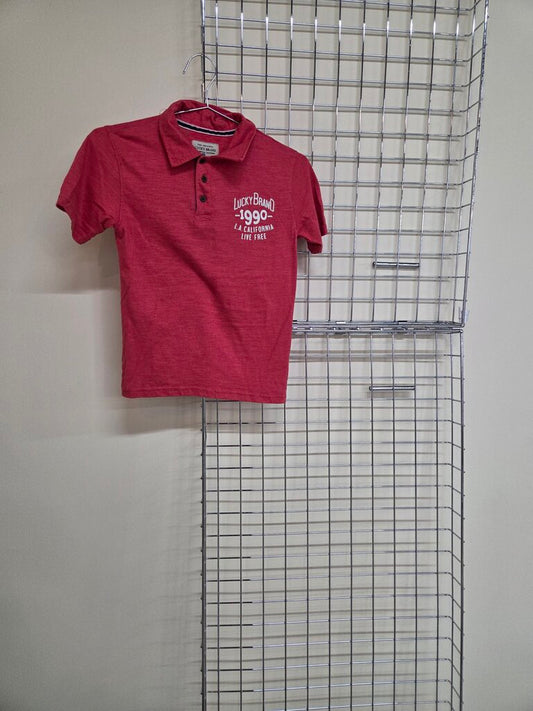 Boy's Lucky Brand Short Sleeve Polo