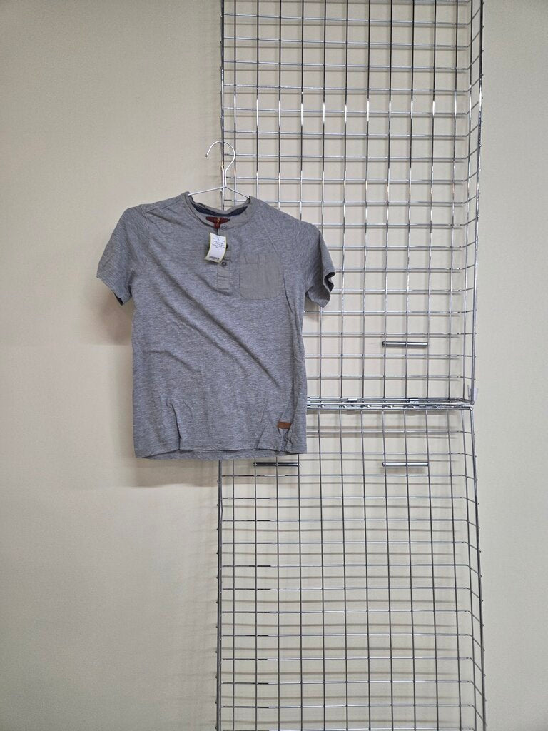 Boy's Grey Short Sleeve Pocket Tee
