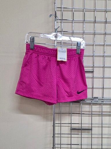 Girls Pink Nike Mesh Shorts sz 6