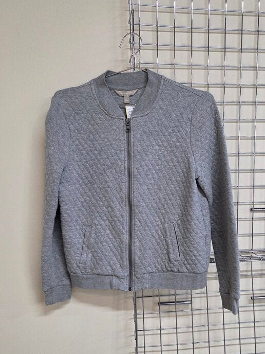 Women's Banana Republic Grey Zip Up sz M