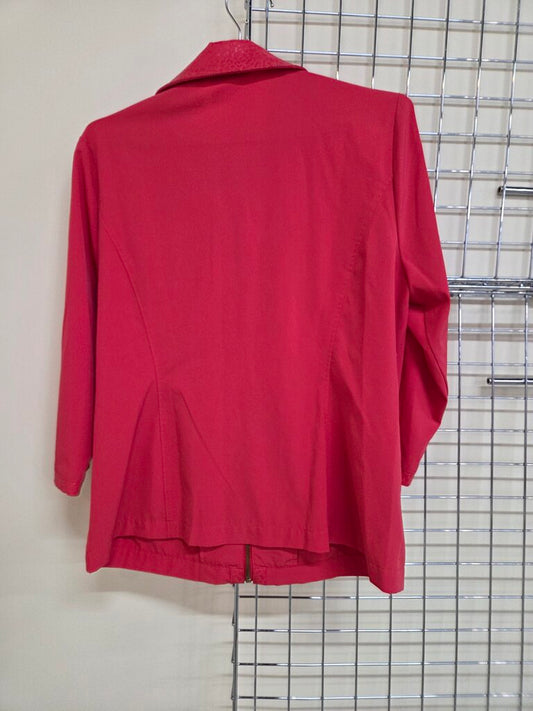 Zenergy by Chico's Sparkly Zip up with Pockets