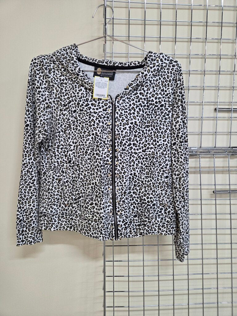 Christine Alexander Bedazeled Zip Up