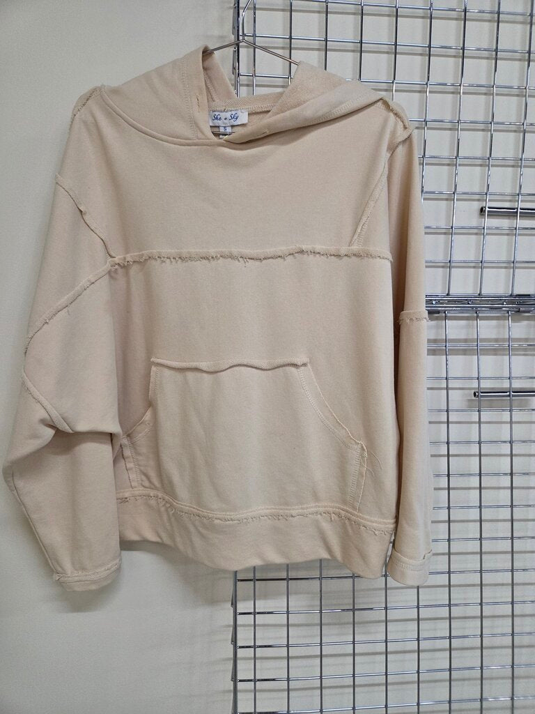 She + Sky Patchwork Sweatshirt