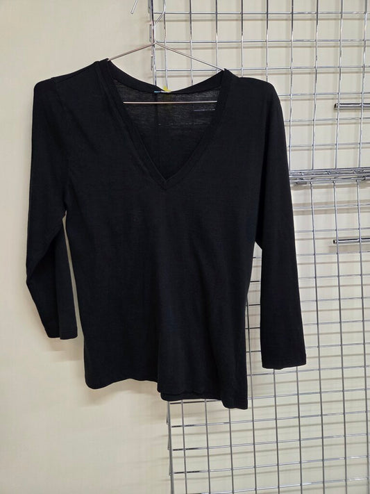 V Neck Long Sleeve 3/4 Sleeve